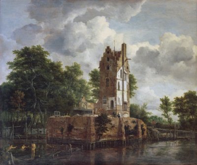 The Church Tower by Jacob van Ruisdael